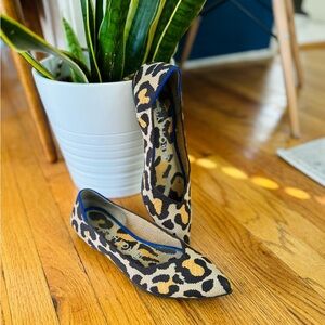 💯 Rothy’s The Point Flats | Big Cat Archived leopard print